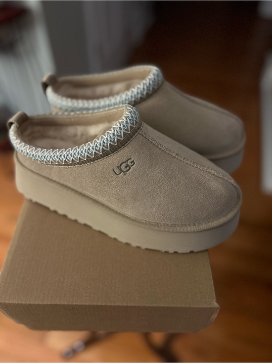 UGG Shoes - UGG Cozy Slip-On Platform Clog in Sand